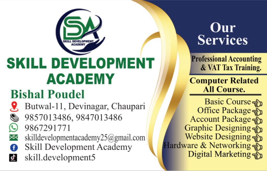 Skill Development Academy – Course Pamphlet
